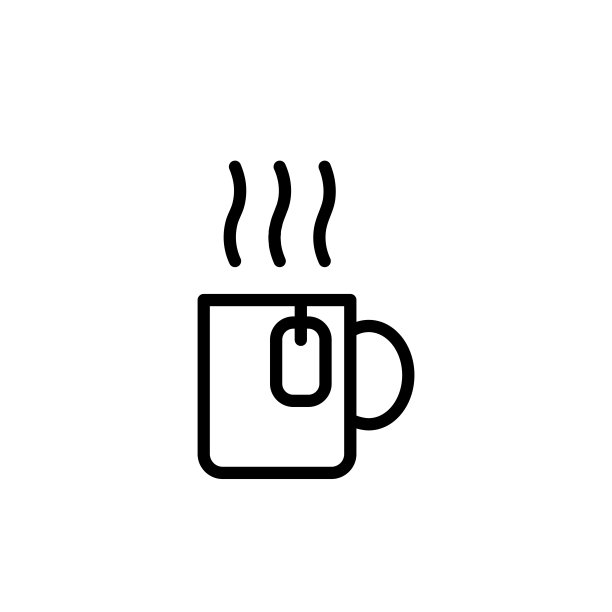茶杯的图标，插图设计模板图片下载