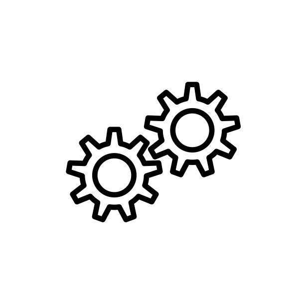 齿轮图标矢量设计模板图片下载