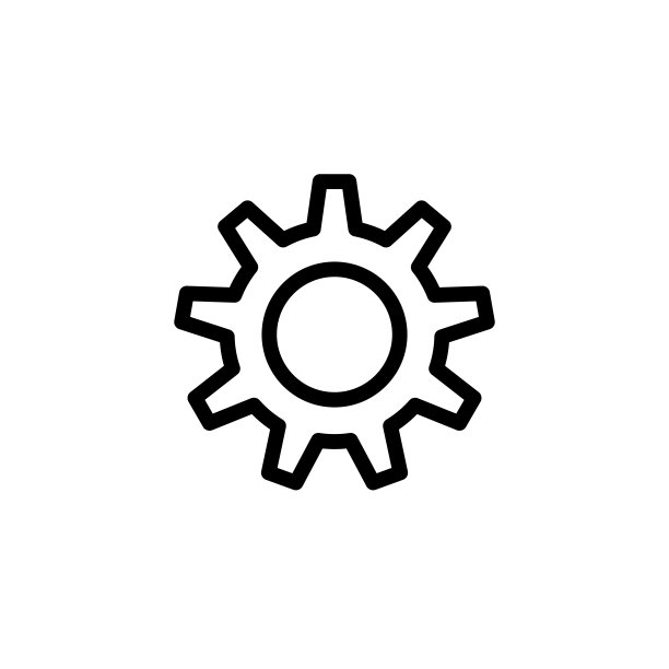 齿轮图标矢量设计模板图片下载