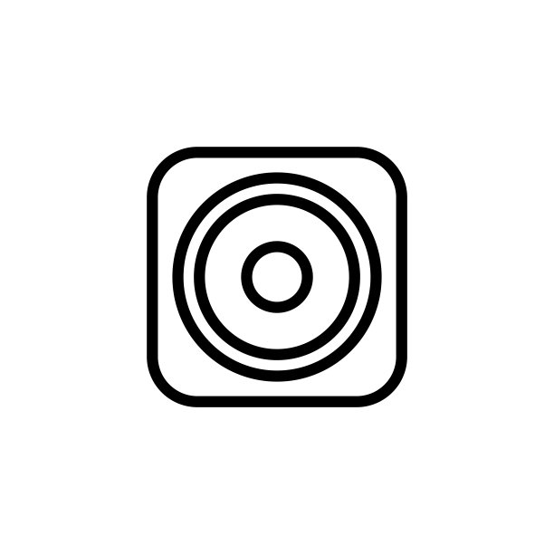 喇叭图标矢量设计模板图片下载