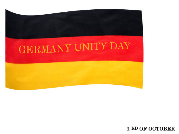 德国国旗。美丽的贺卡。全国性的节日图片下载