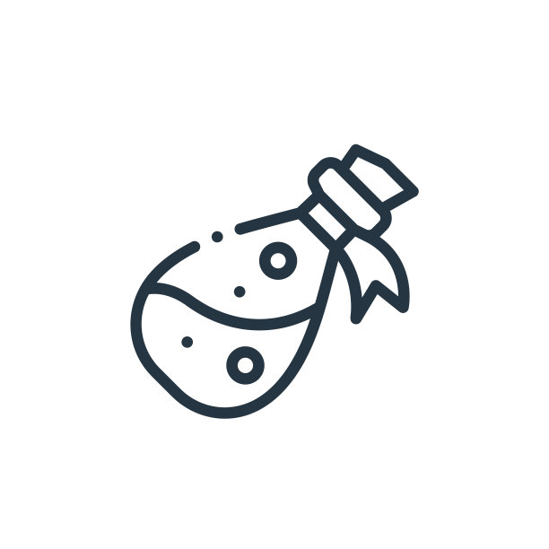 烧瓶矢量图标隔离在白色背景上。轮廓，细线瓶图标的网站设计和移动，应用程序开发。细线烧瓶轮廓图标矢量插图。图片下载