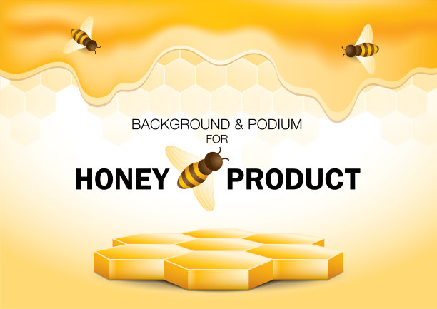 蜂蜜的背景。图片下载