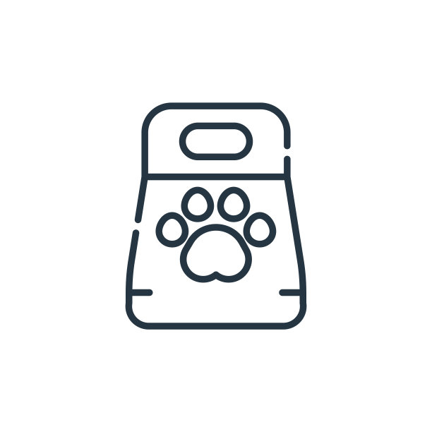 宠物食物矢量图标孤立的白色背景。轮廓、细线宠物食品图标用于网站设计和手机、应用程序开发。细线宠物食品轮廓图标矢量插图。图片下载