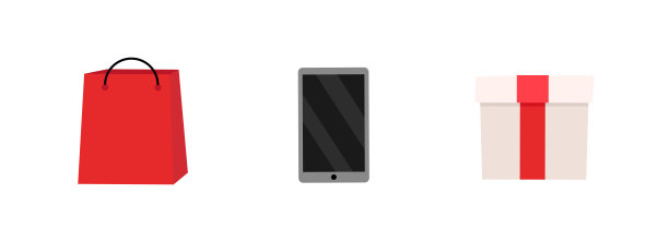 赠予平面颜色矢量对象集图片下载