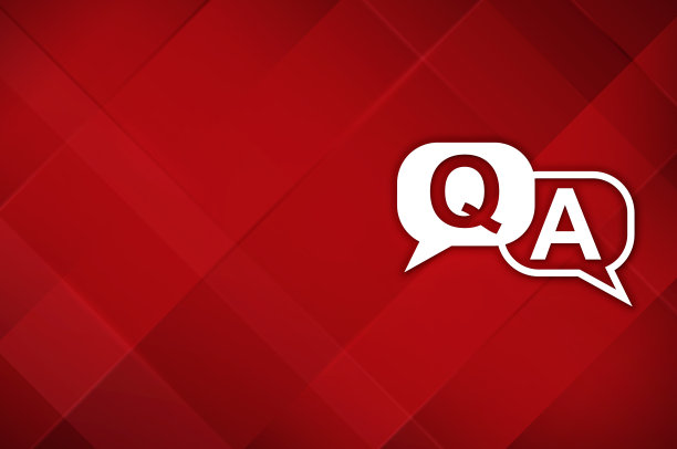 常见问题图标现代布局设计抽象红色背景插图图片下载