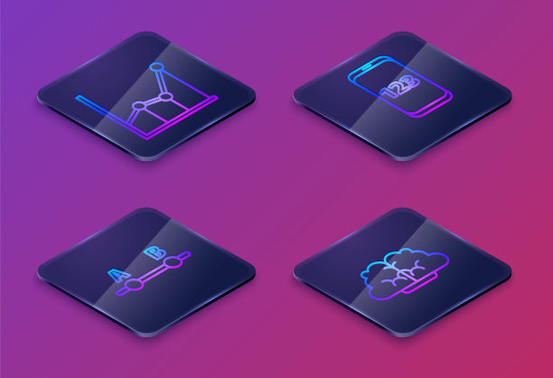 设置等距线Sigma符号，考试或考试表，带单词的数学和图表，课程表，图表，图表。蓝色方块按钮。向量图片下载