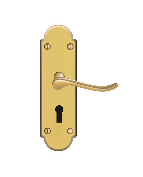 金色的门把手图片下载