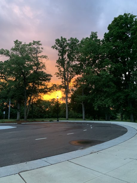 蓝色淡入橙色- 2图片下载