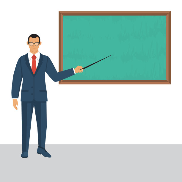 西装革履，手拿教鞭图片下载