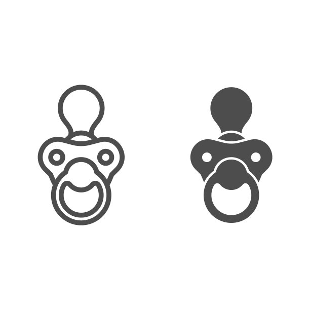 手环线和固体图标儿童硅胶图片下载