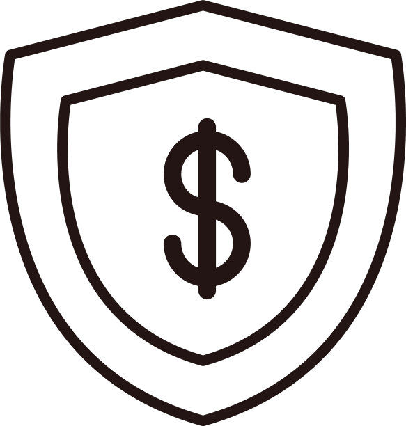 盾牌保护资金购物或移动支付图片下载