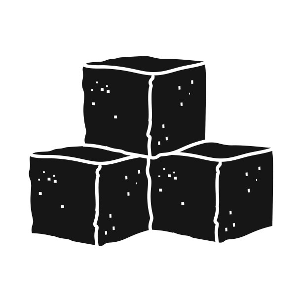 孤立对象棕色和糖图标图形图片下载