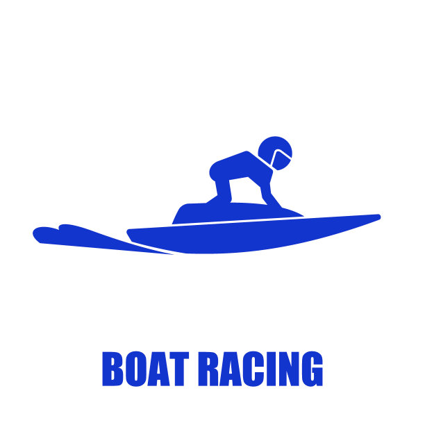 划船比赛。彩色的图标。图片下载
