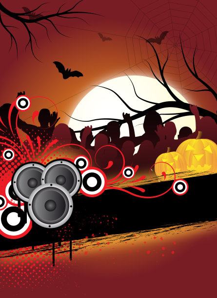 万圣节派对传单图片下载