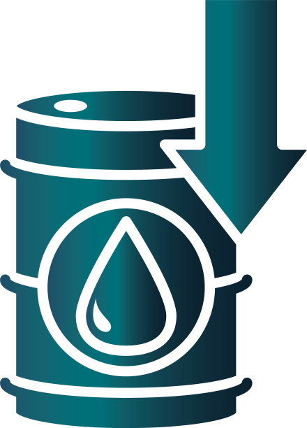 下跌的桶贸易危机经济油价图片下载