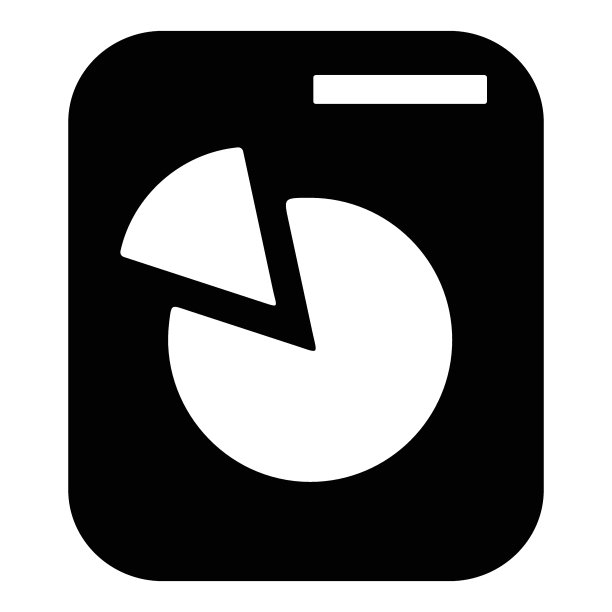 饼状图图标插画：用于财务、利润或收益分析，市场分析和商业统计的销售报告图表图片下载