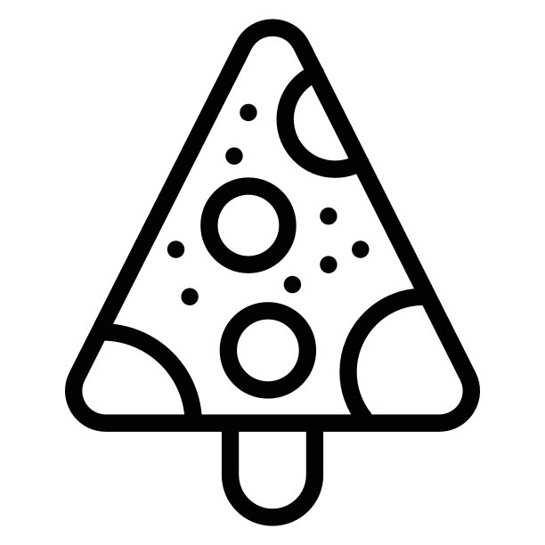 圣诞树，新年的象征。圣诞装饰,装饰品。庆祝新的一年。圣诞树的小玩意和装饰，完美的装饰手机应用程序，网站和标志设计。图片下载