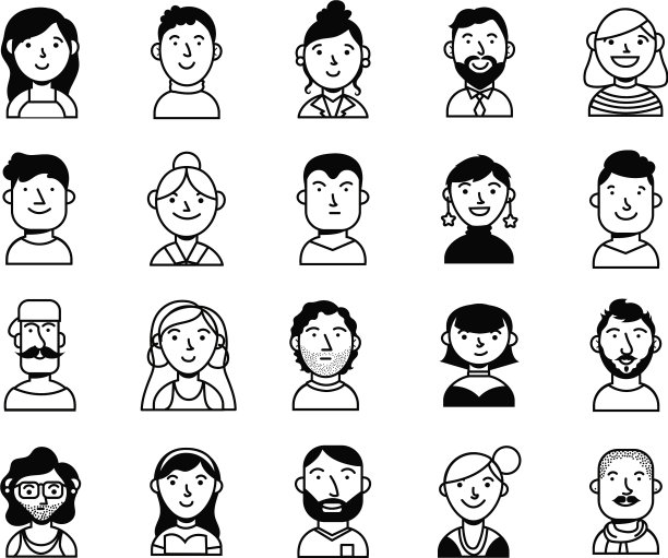 捆绑人群角色图片下载