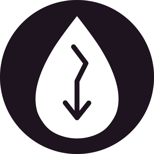 油崩溃概念油下降与向下箭头图标图片下载