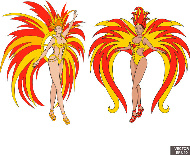 巴西女孩狂欢节在里约热内卢图片下载