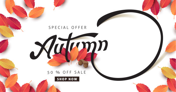 秋天横幅背景图片下载