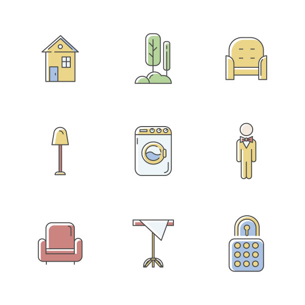 家舒适RGB颜色图标设置图片下载