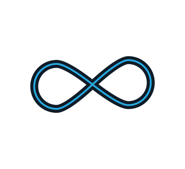 无限图标矢量标志设计模板图片下载