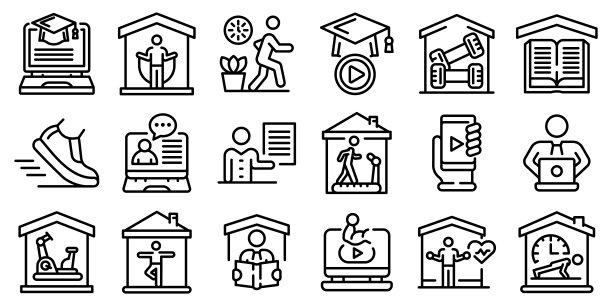 家庭培训图标设置，大纲样式图片下载