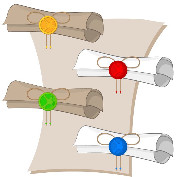 有蜡封的重要文件。羊皮纸向量图片下载