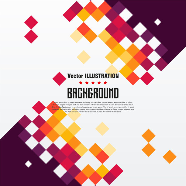 像素背景横幅矢量插图图片下载