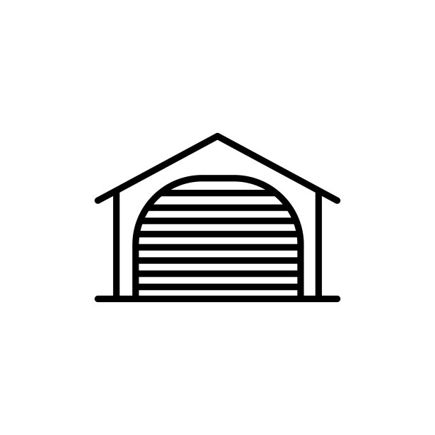 车库图标设计模板向量图片下载