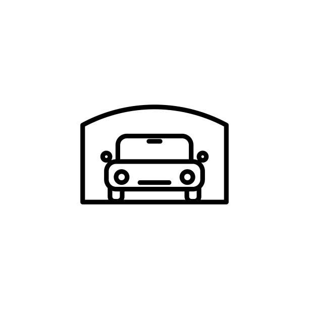 车库图标设计模板向量图片下载