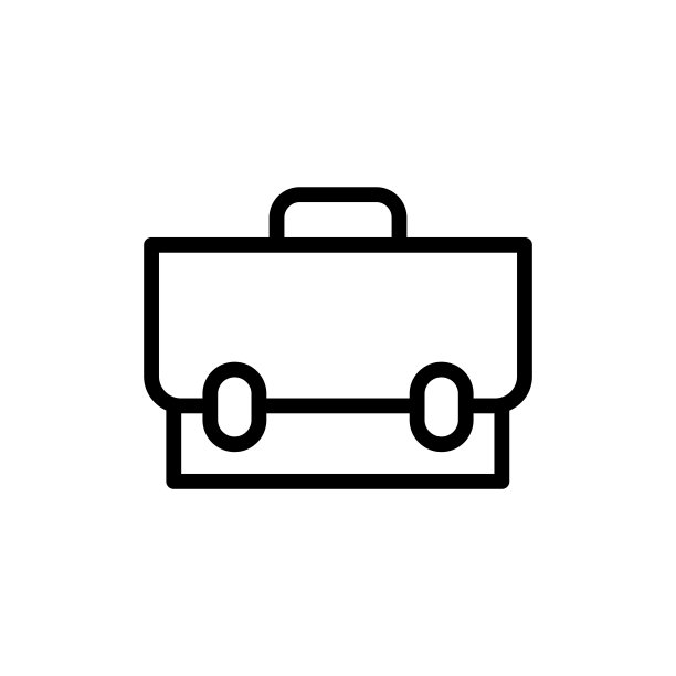 公文包图标矢量设计模板图片下载