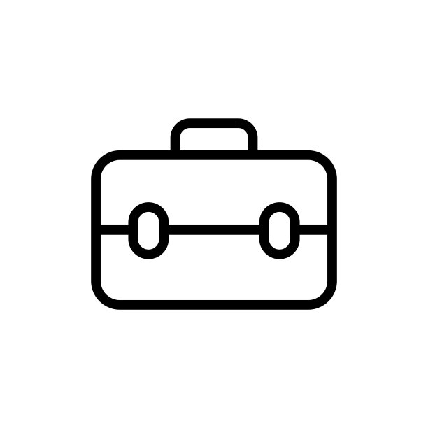 公文包图标矢量设计模板图片下载