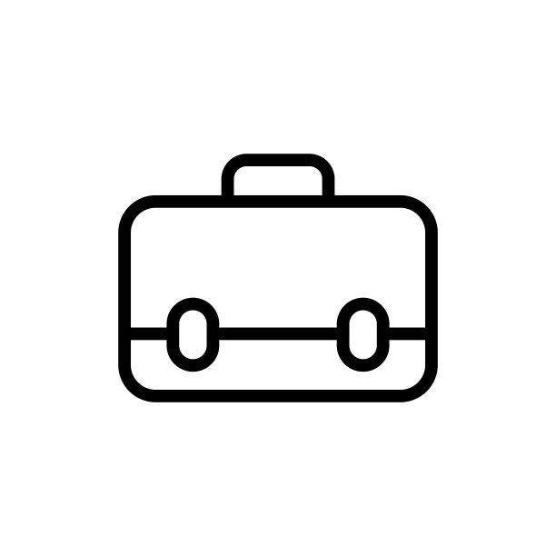 公文包图标矢量设计模板图片下载