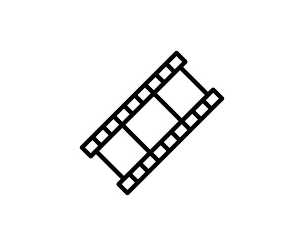 电影线条图标图片下载