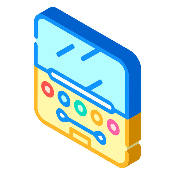 眼影设置等距图标矢量插图图片下载