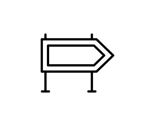 道路标志线图标图片下载