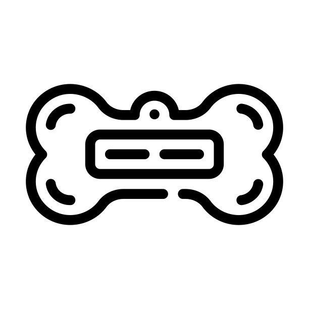 姓名标签徽章线图标矢量插图图片下载