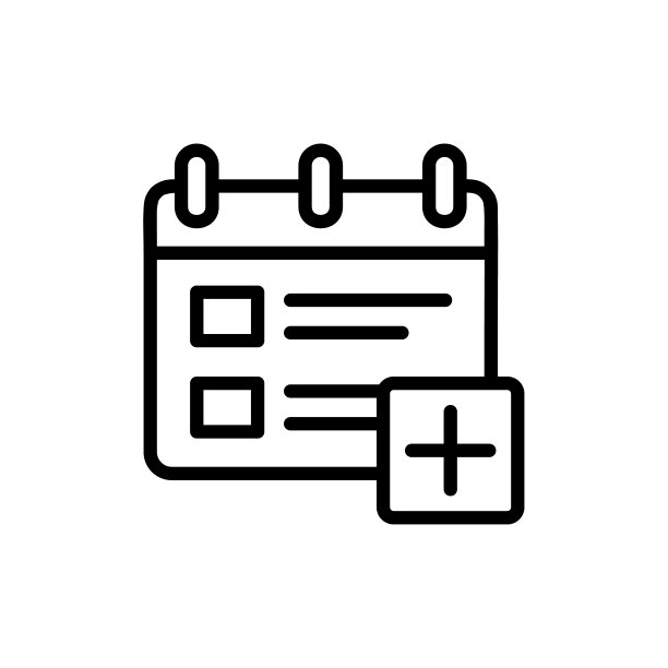 日历加号图标。用于用户界面和用户体验、网站或移动应用程序的简单线条轮廓万年历矢量元素图片下载
