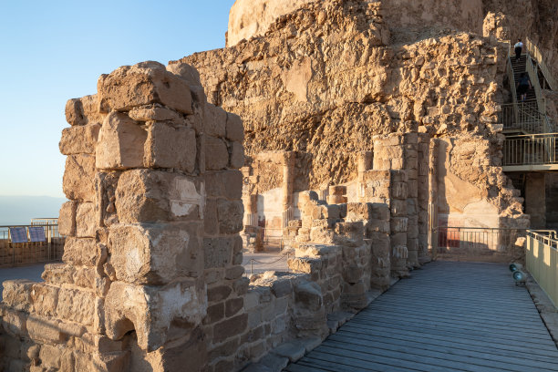 联合国教科文组织世界遗产：马萨达的希律王宫殿遗址图片下载