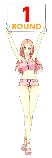 插图性感的戒指女孩。图片下载