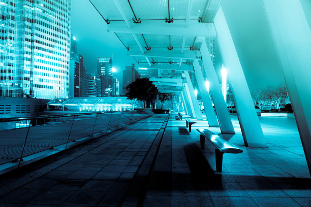 香港中环的天台花园图片下载