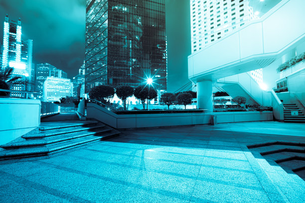 香港中环的天台花园图片下载