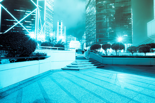 香港中环的天台花园图片下载