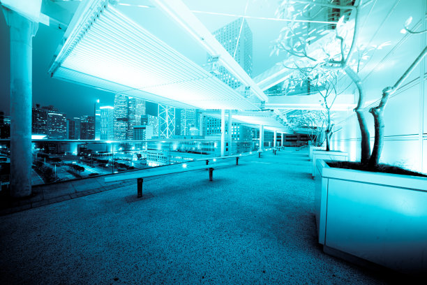 香港中环的天台花园图片下载