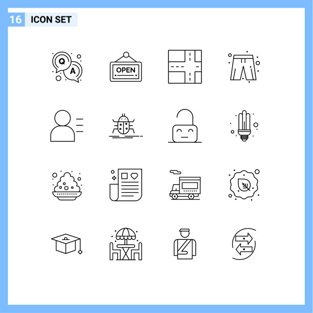 主题提纲和可编辑符号图片下载