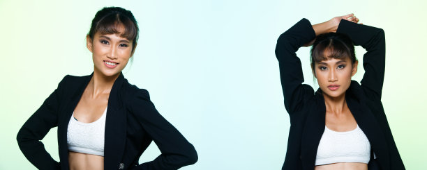 时尚肖像简介亚洲女人20多岁黑发美丽图片下载