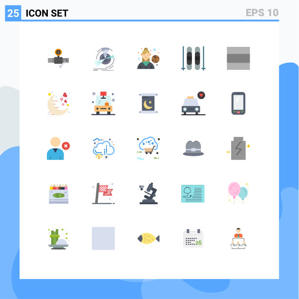 组25现代平面颜色设置布局图片下载